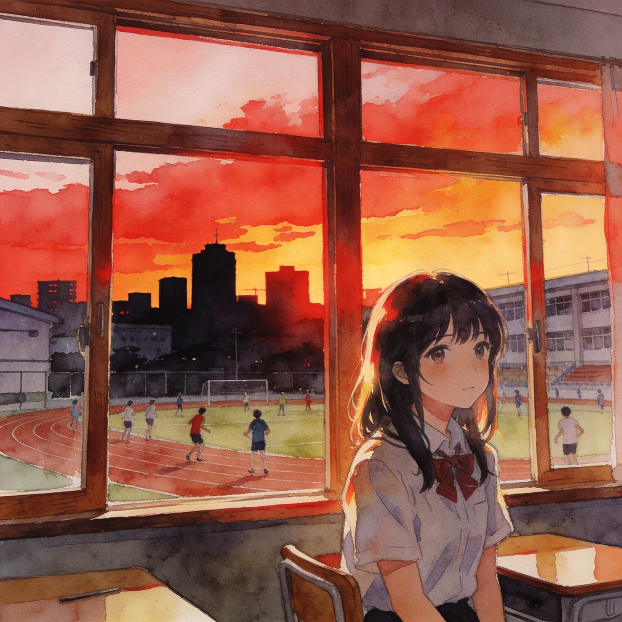 放課後少女(Seedream4､5)