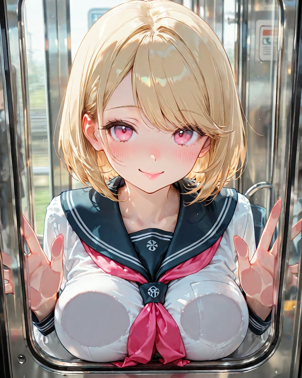 拝啓、電車の外のあなたへ | の人気AIイラスト・グラビア