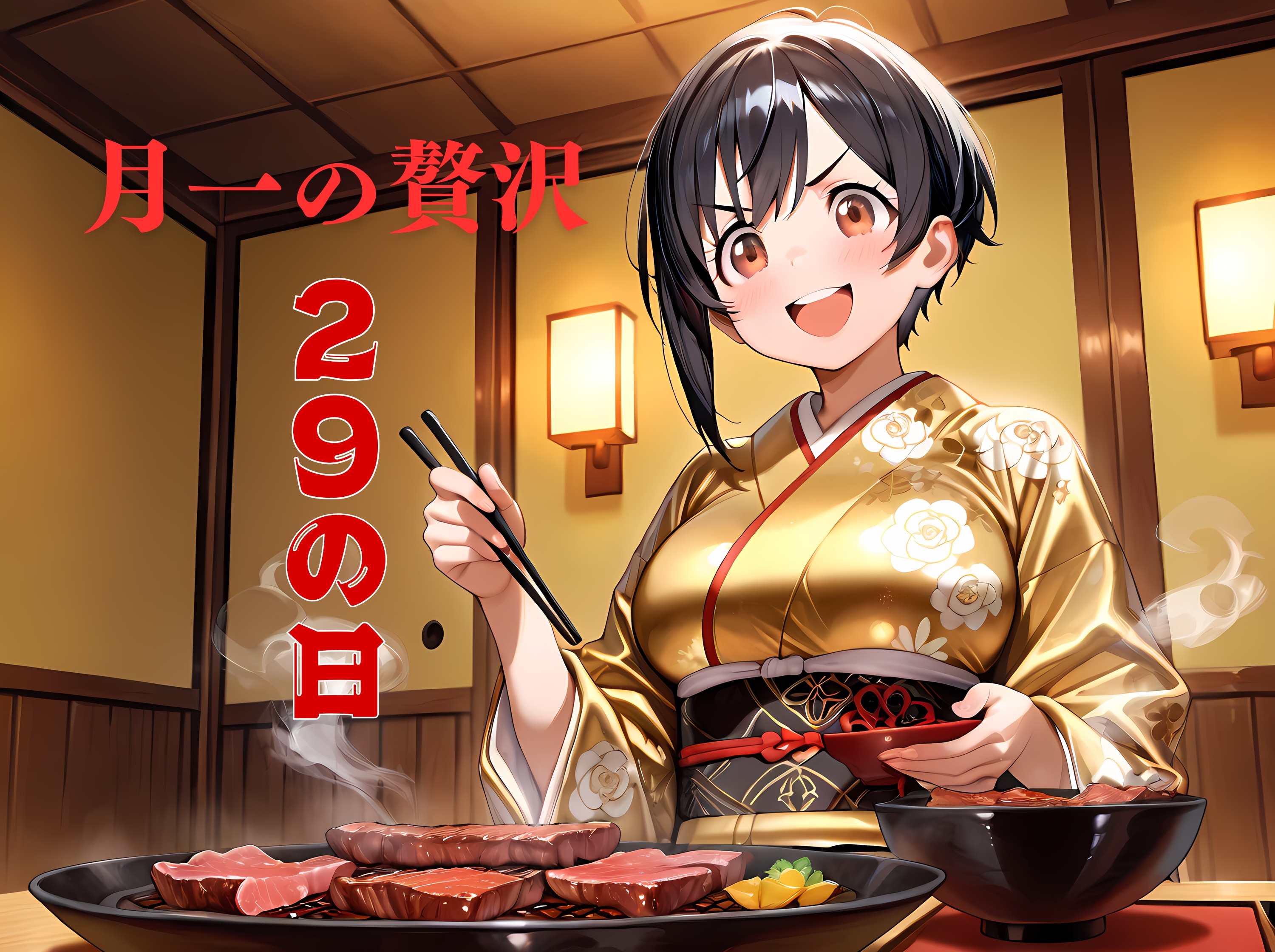 おかわりもドンドンある😋💖 | の人気AIイラスト・グラビア