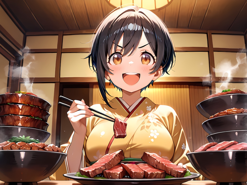 おかわりもドンドンある😋💖