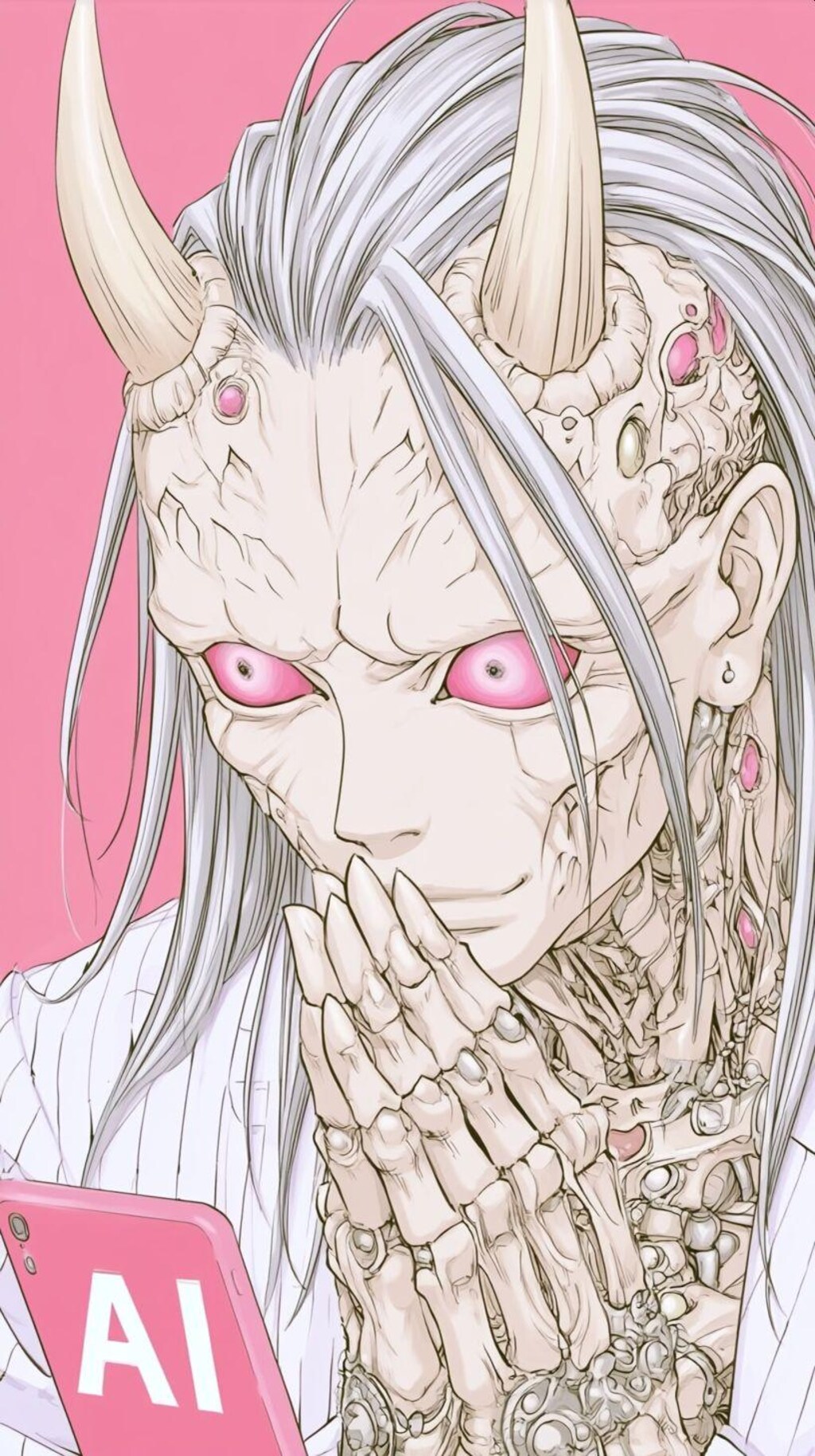 Midにお願い「あなたの思うAIの悪魔を描いて」２