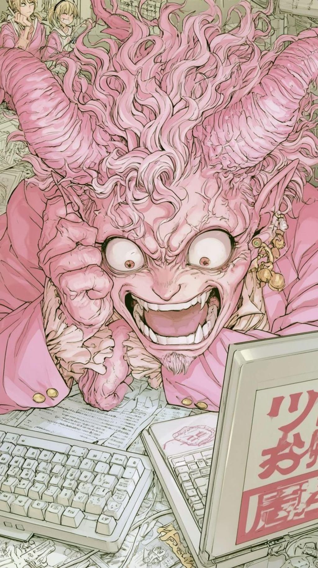 Midにお願い「あなたの思うAIの悪魔を描いて」２