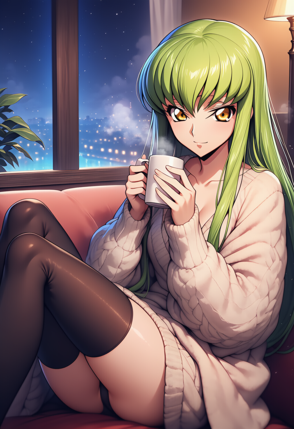 灯のぬくもり ― Warmth Beneath the Lamp