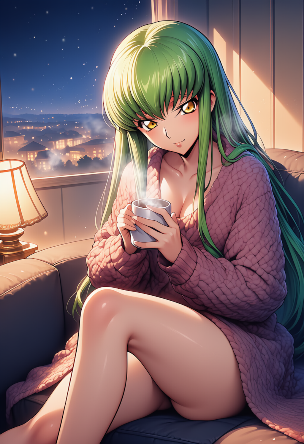 灯のぬくもり ― Warmth Beneath the Lamp