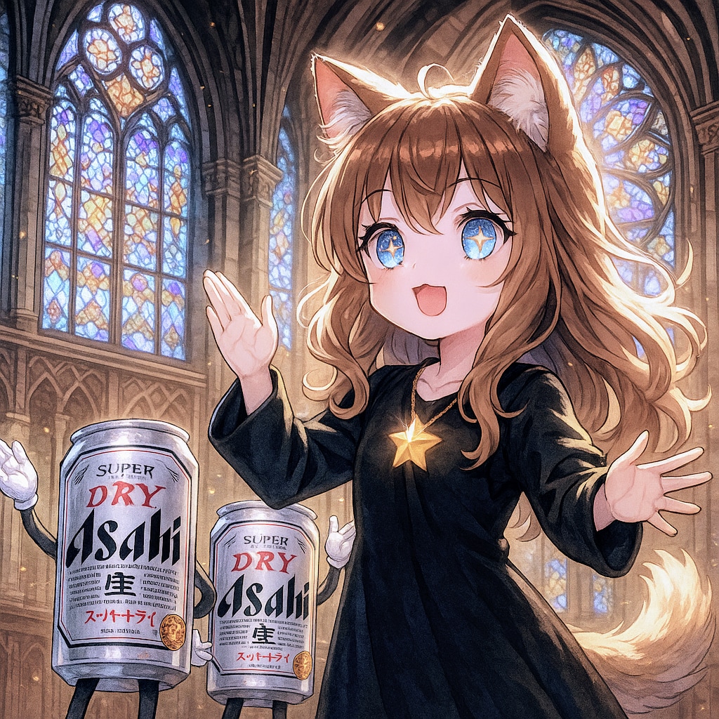 讃美歌を歌う小さな女の子