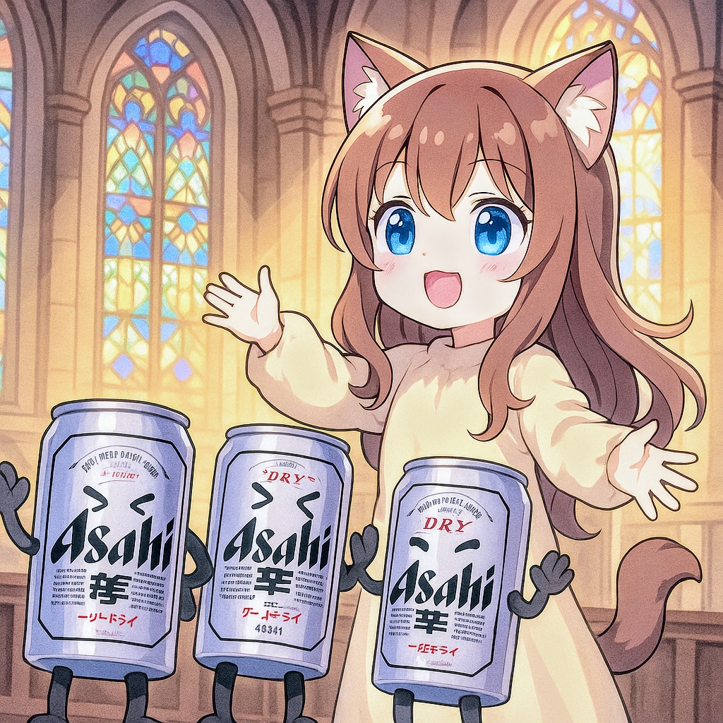 讃美歌を歌う小さな女の子