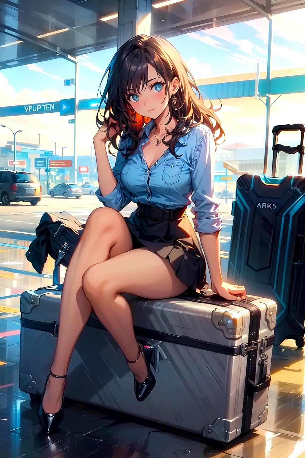 今日のトパーズちゃん　一人旅