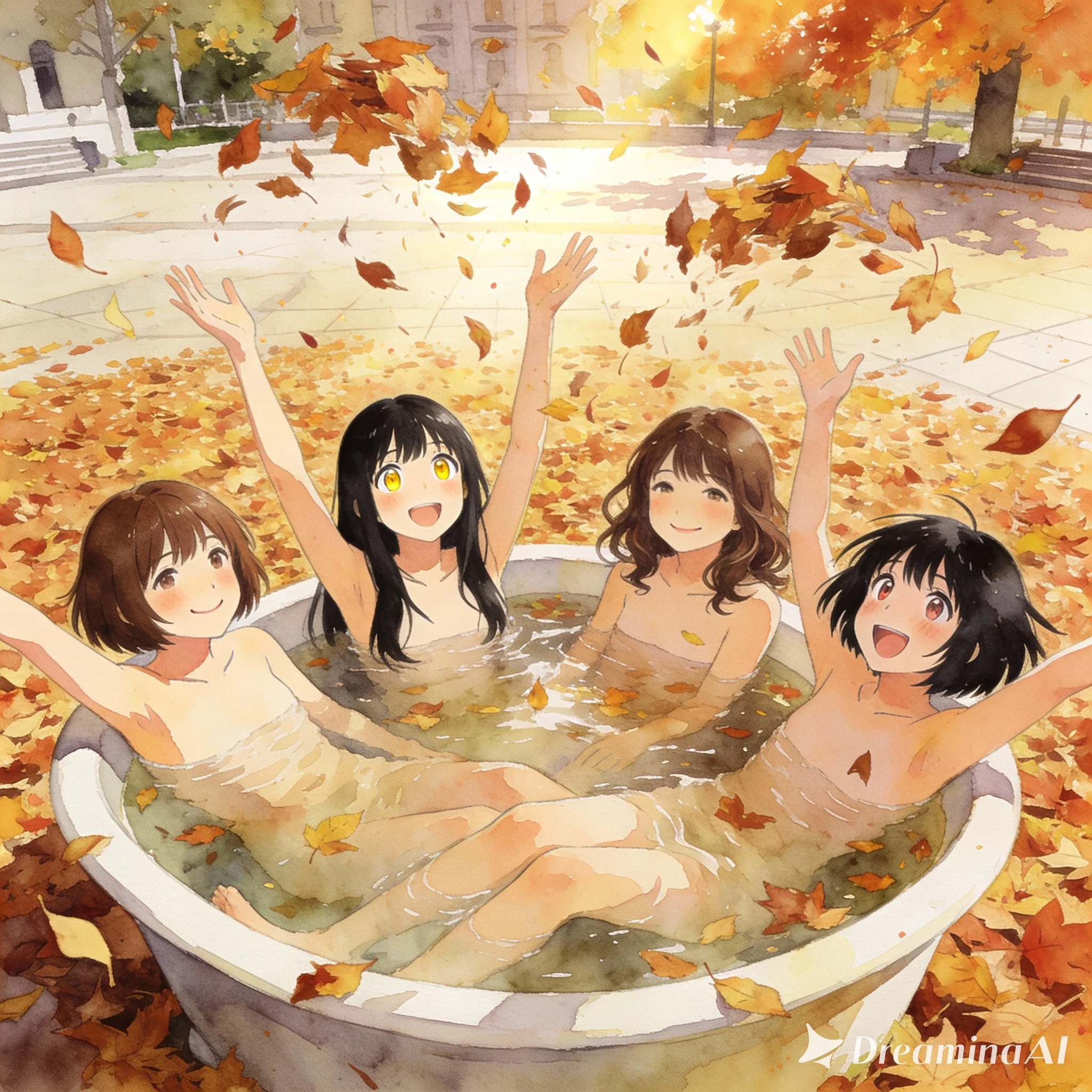 元気な4人組