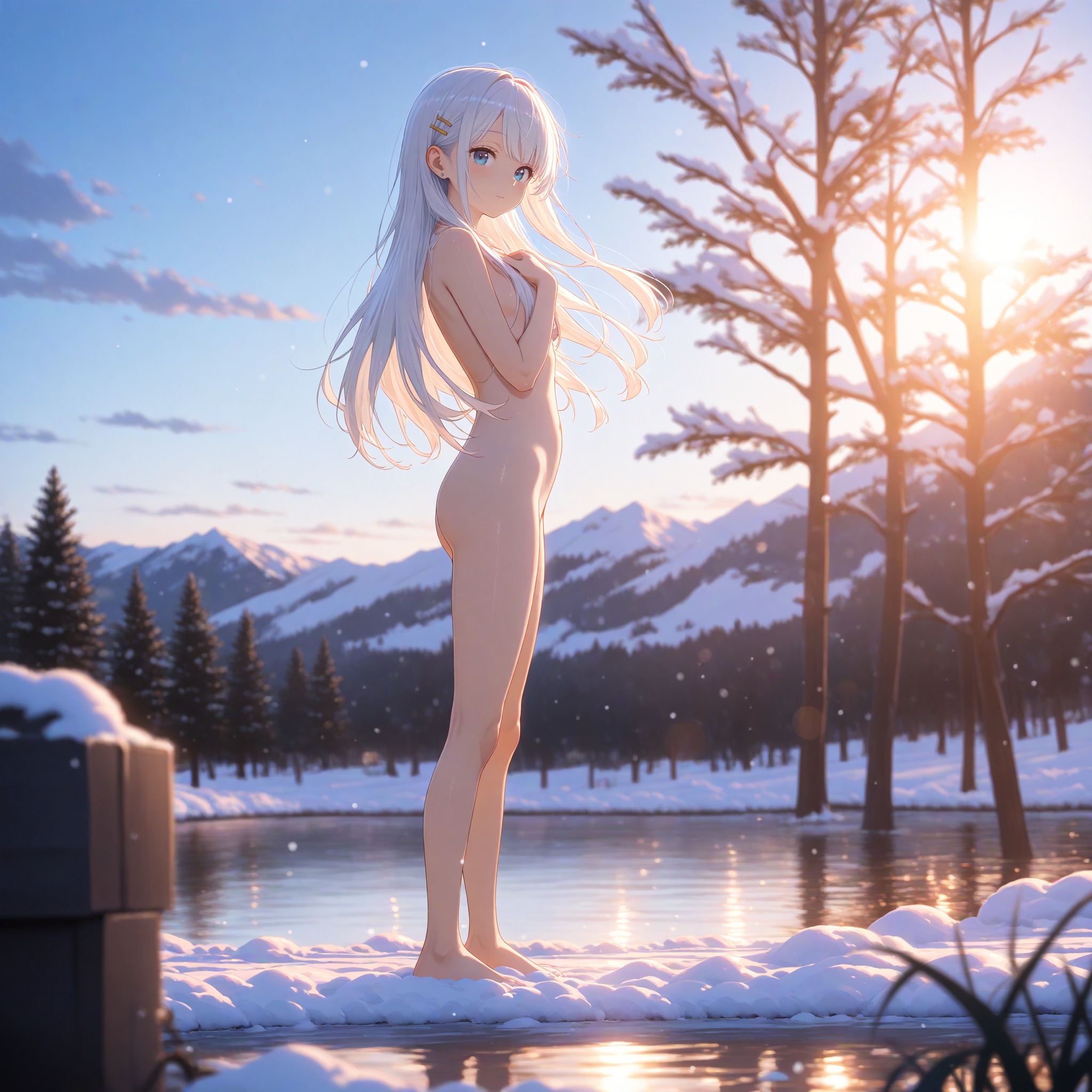 雪上の静寂