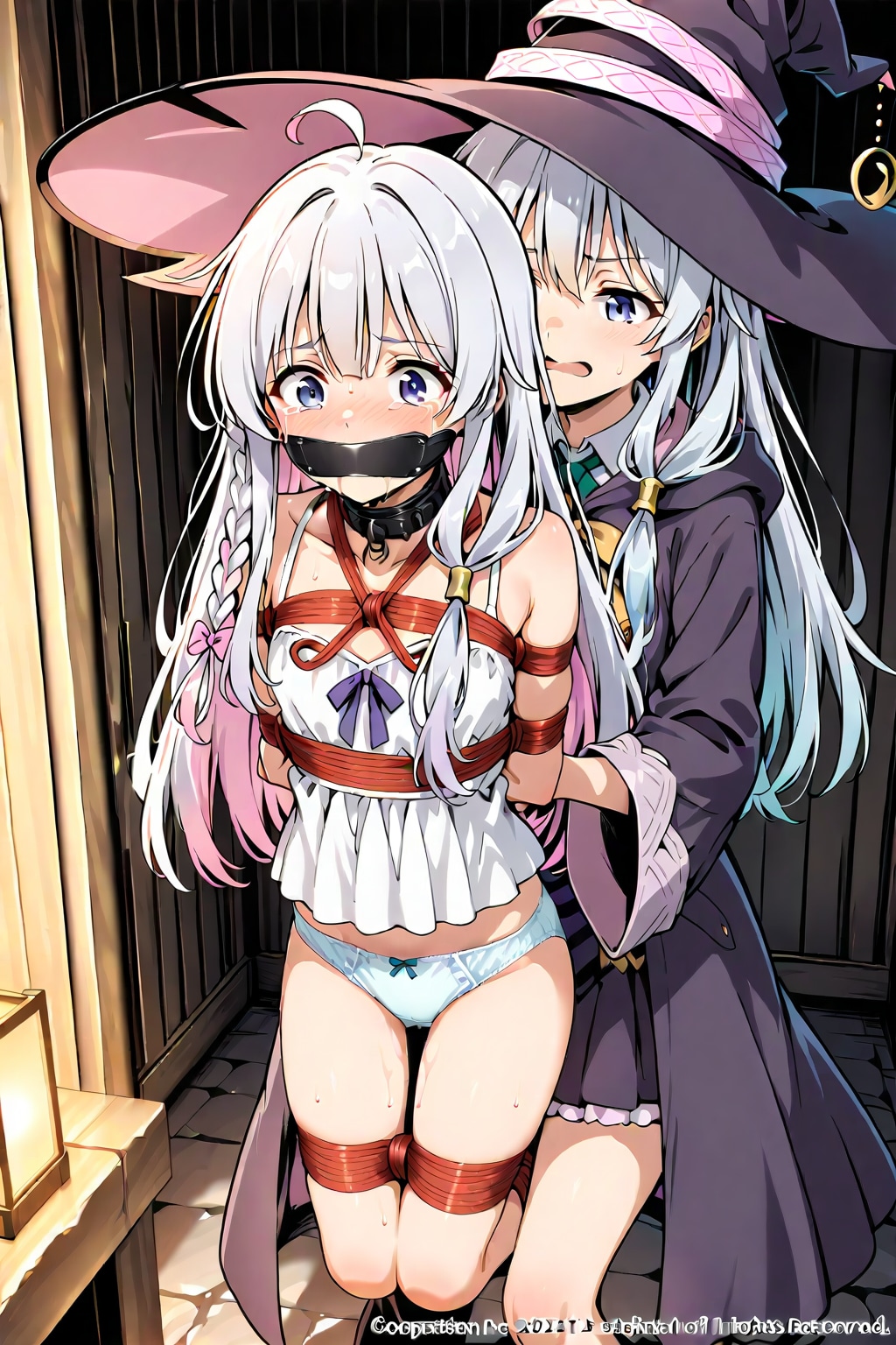 偽物に捕らえられた魔女様