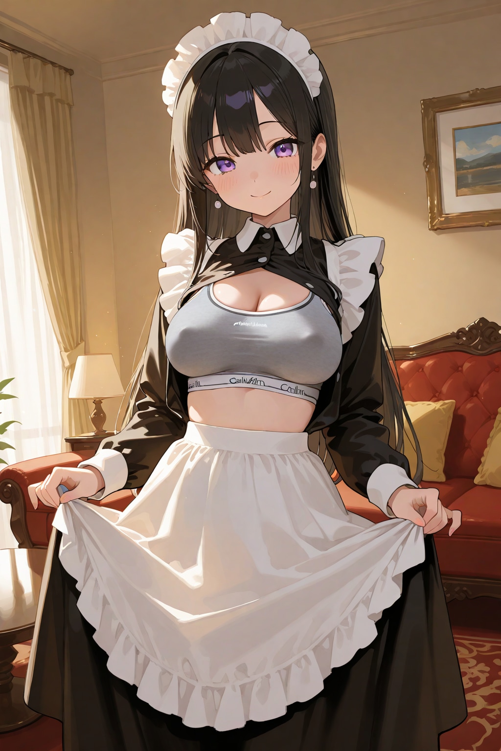 ブラ見せメイド姫
