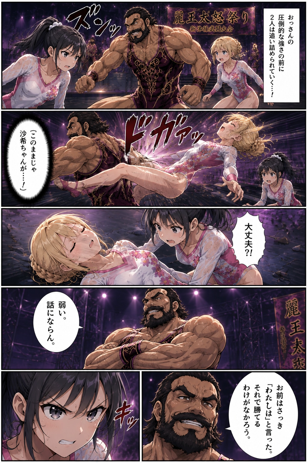 圧倒的なおっさんの強さの前に２人は追いつめられる……！！
