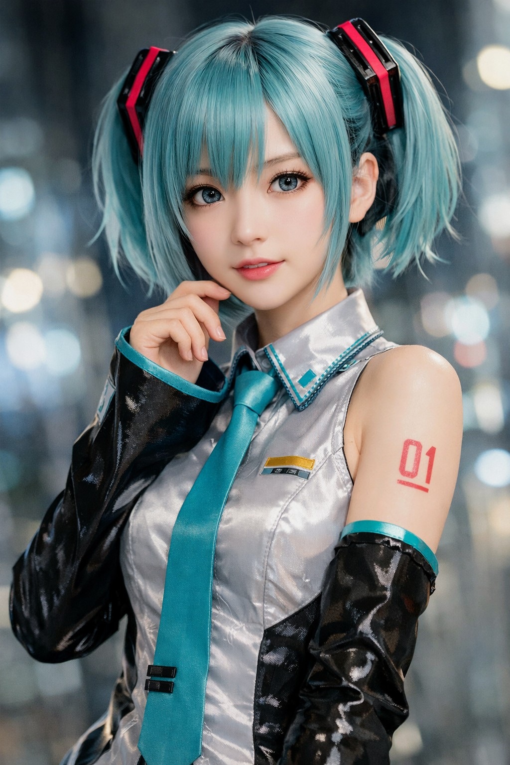 ショートツインテ初音ミクお姉やん