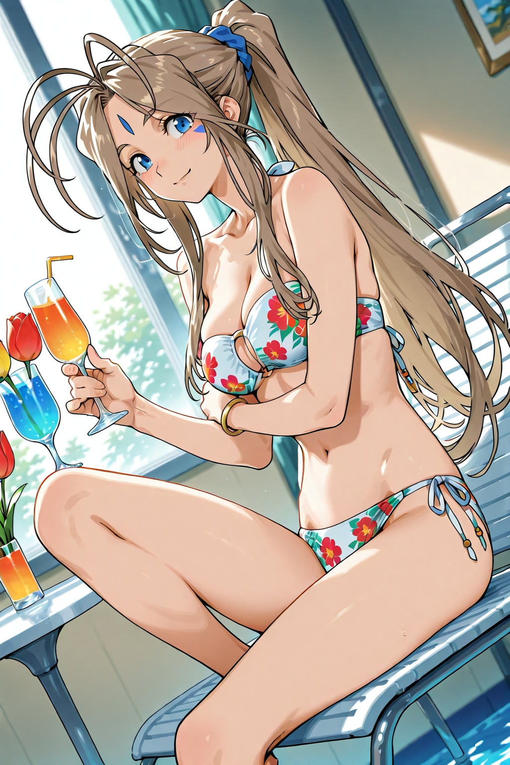 ２着目は赤い花柄模様ですね。