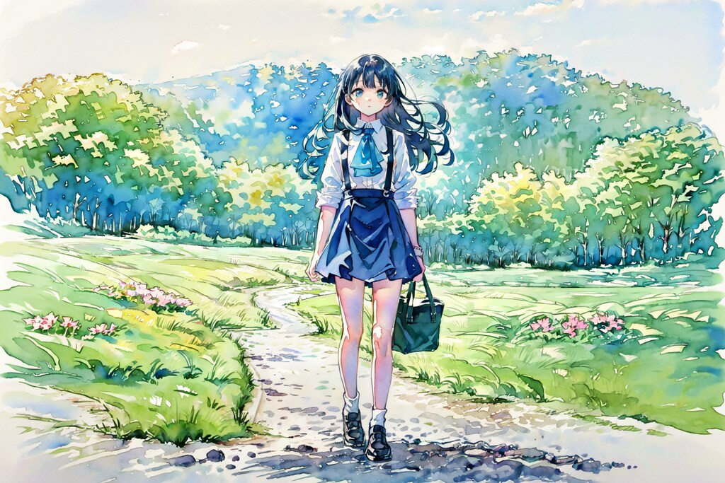 大自然の小さなロリ 別画風テスト