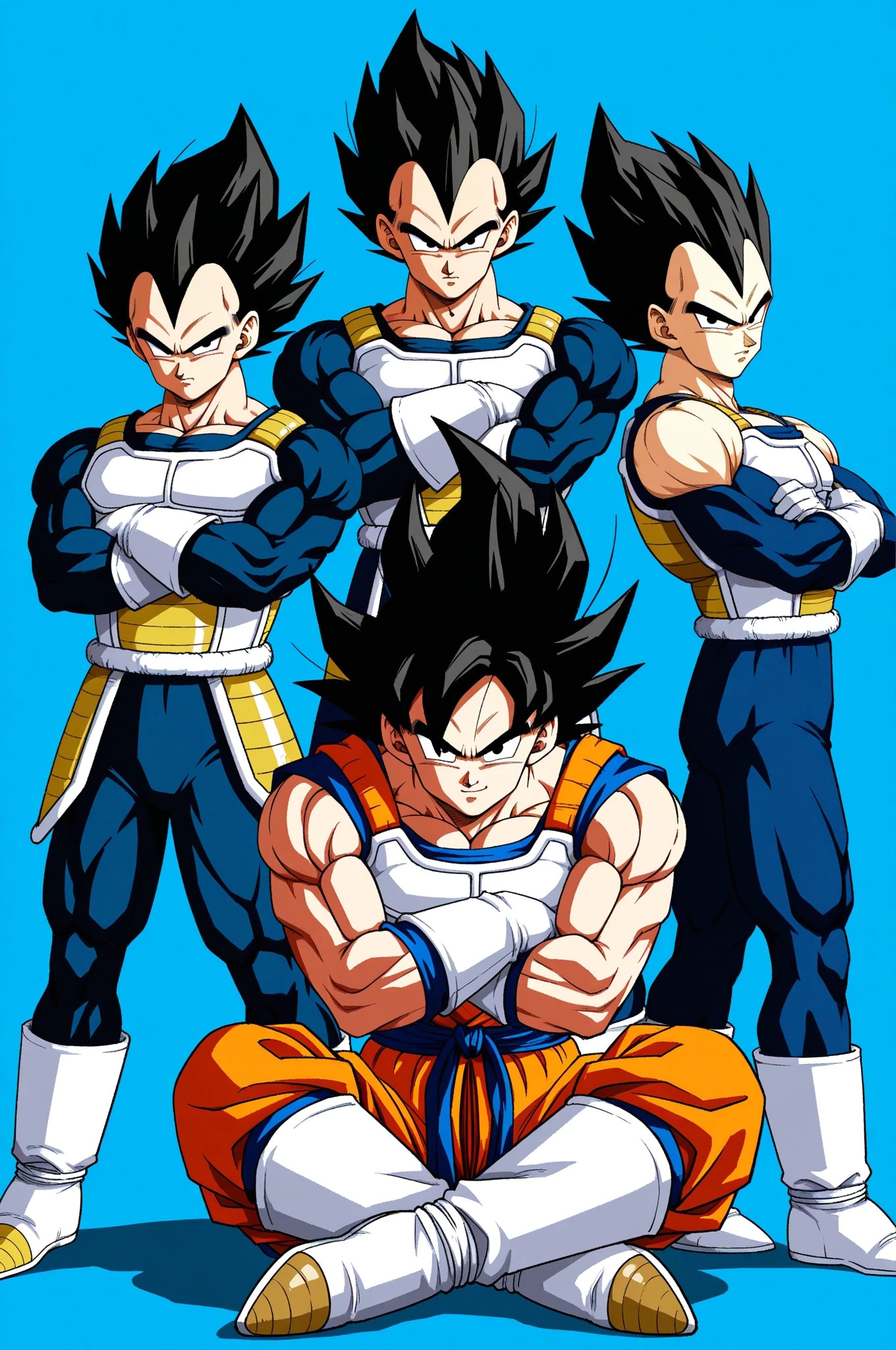 孫悟空とベジータ | の人気AIイラスト・グラビア