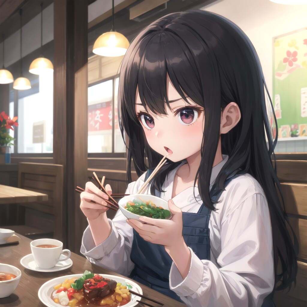 初めての箸の持ち方 | の人気AIイラスト・グラビア