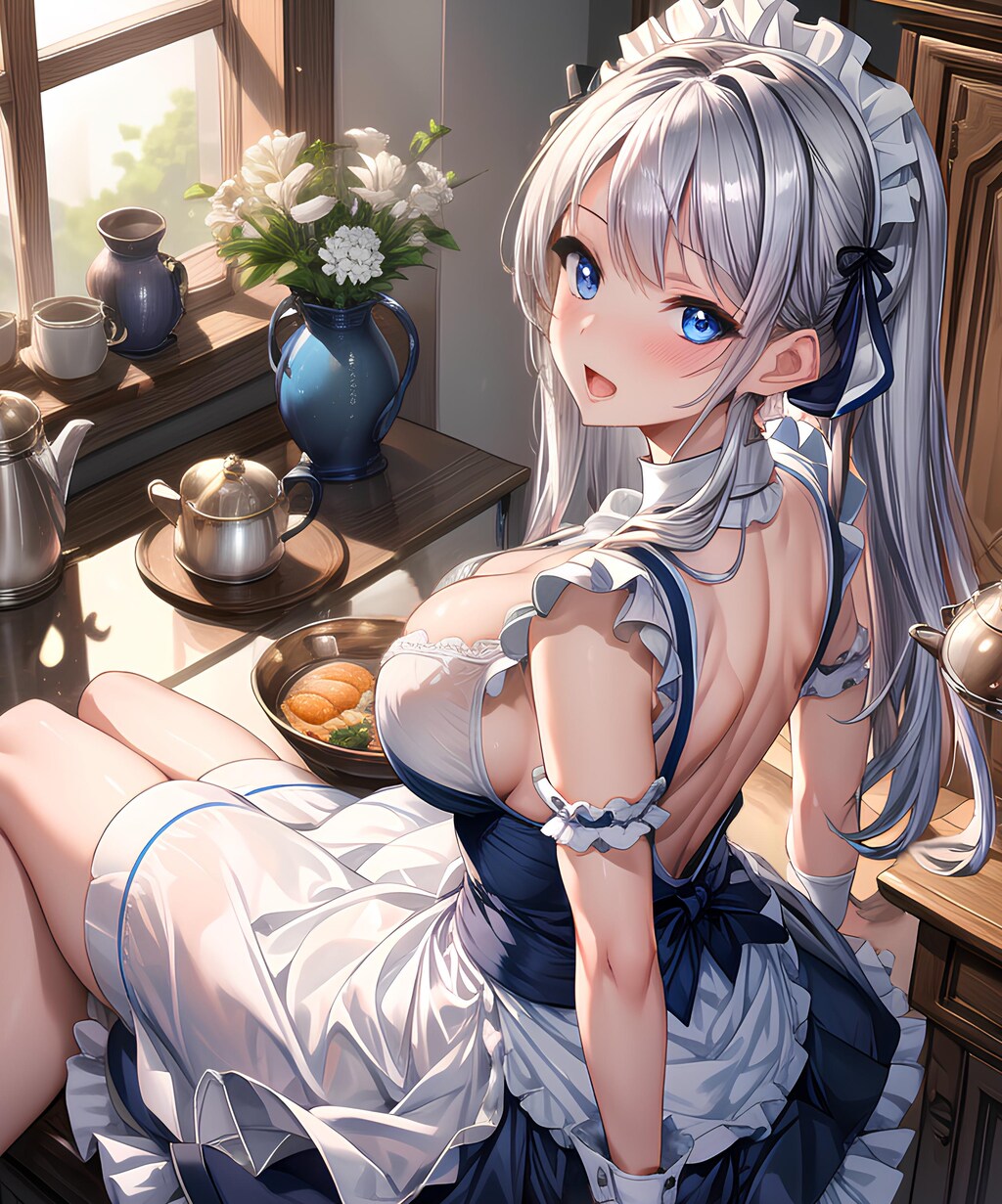 陽気なメイドさん