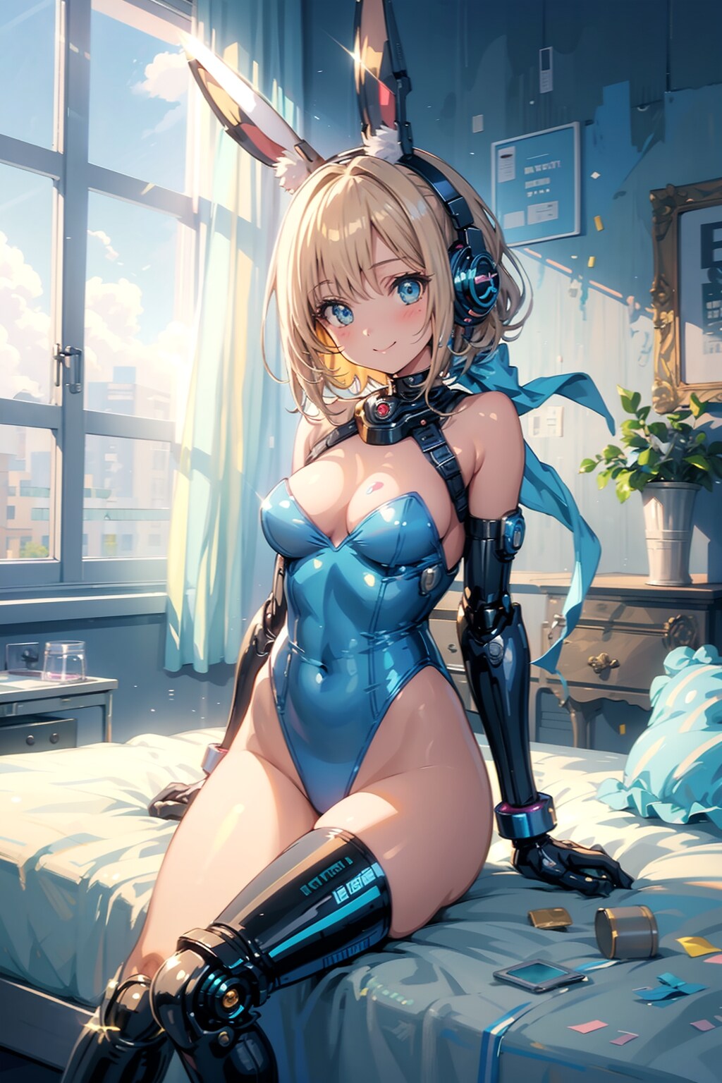 金髪碧眼バニーメカ娘105