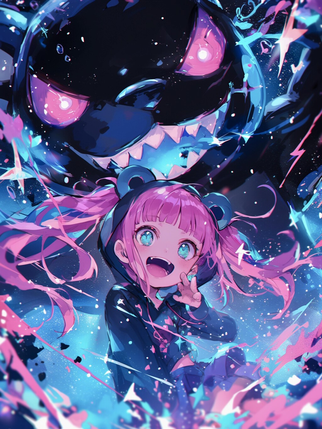 くま娘✖︎ピンク髪🐾