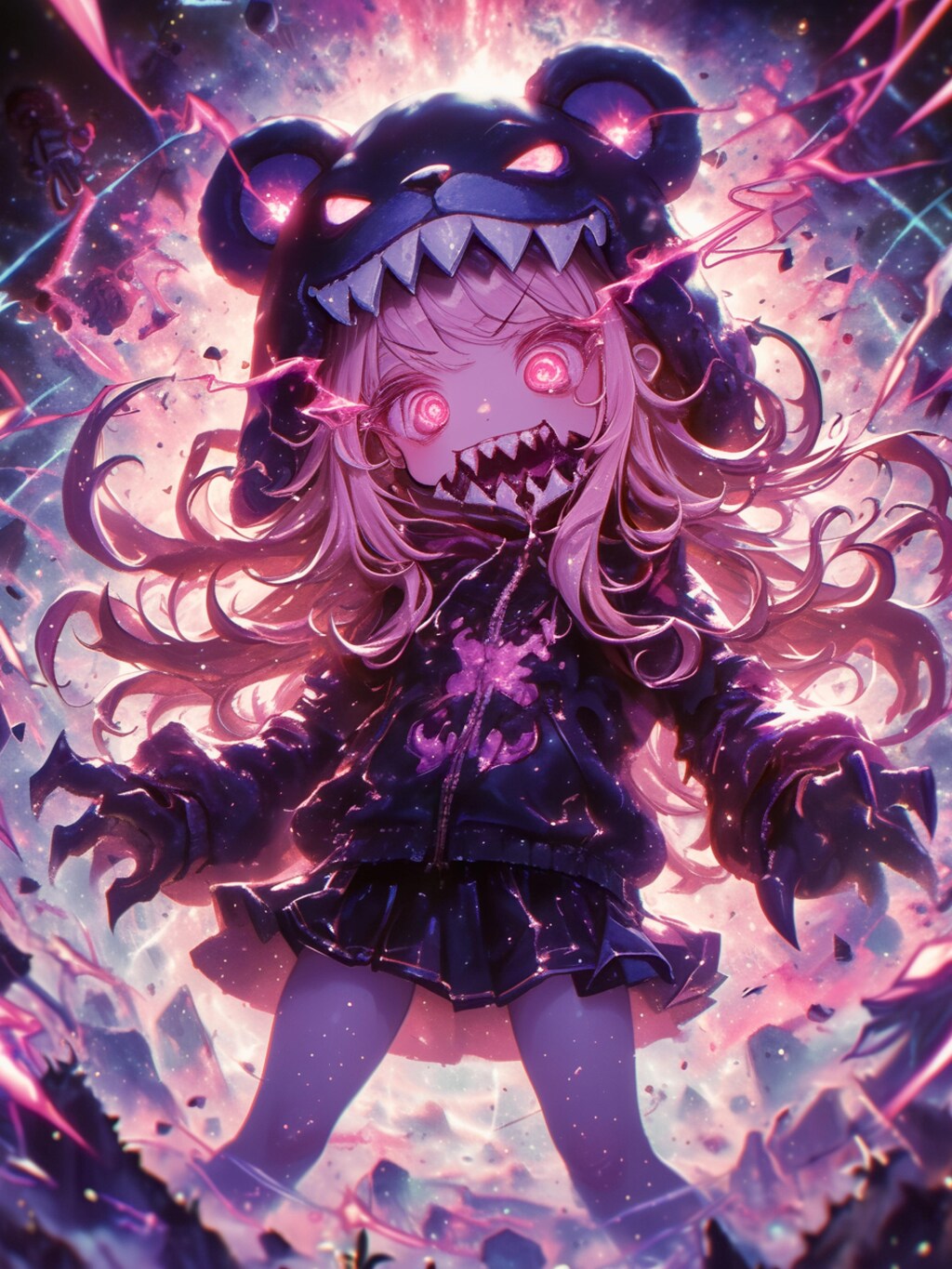 くま娘✖︎ピンク髪🐾