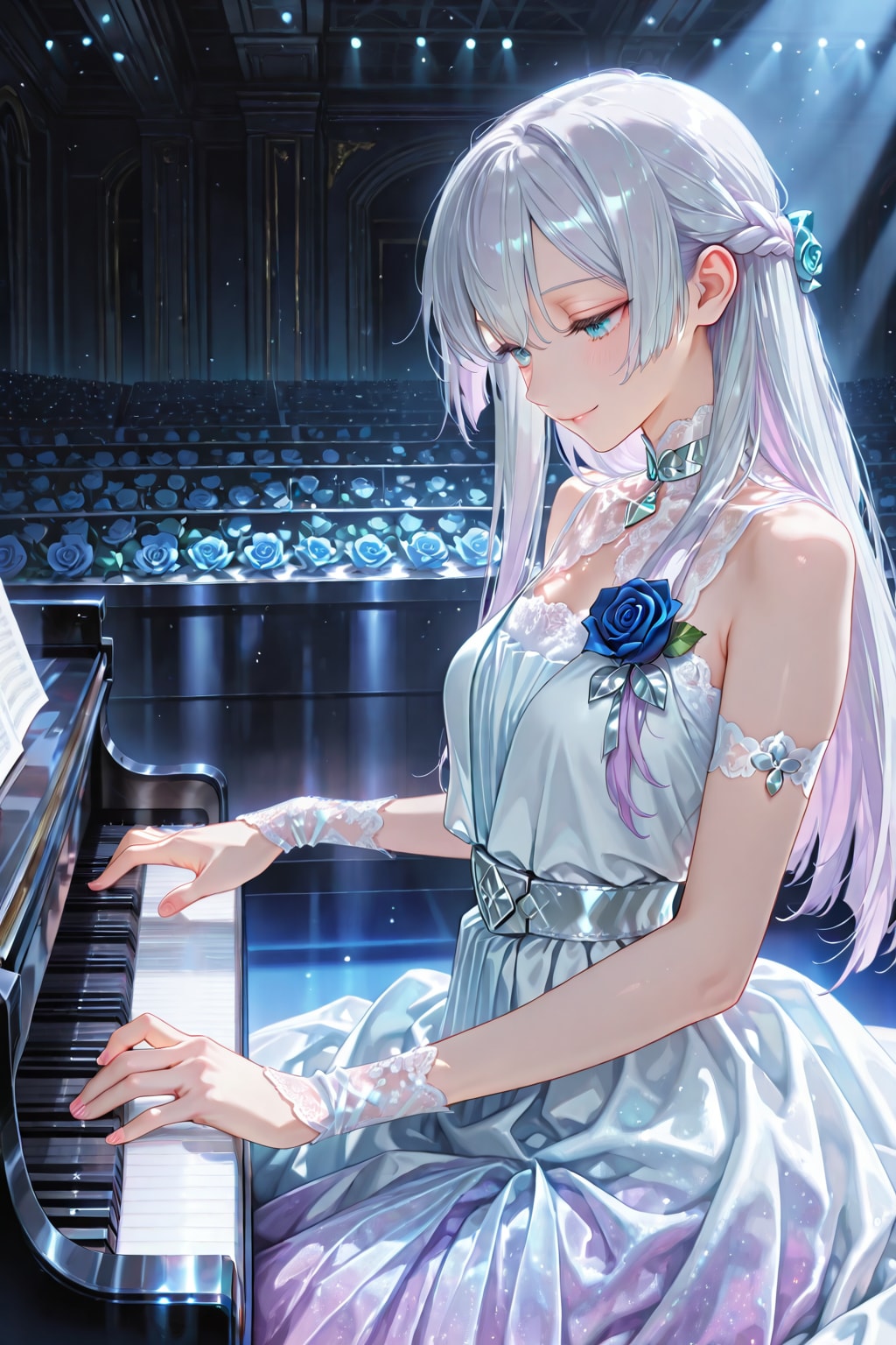 テストを兼ねて演奏風景