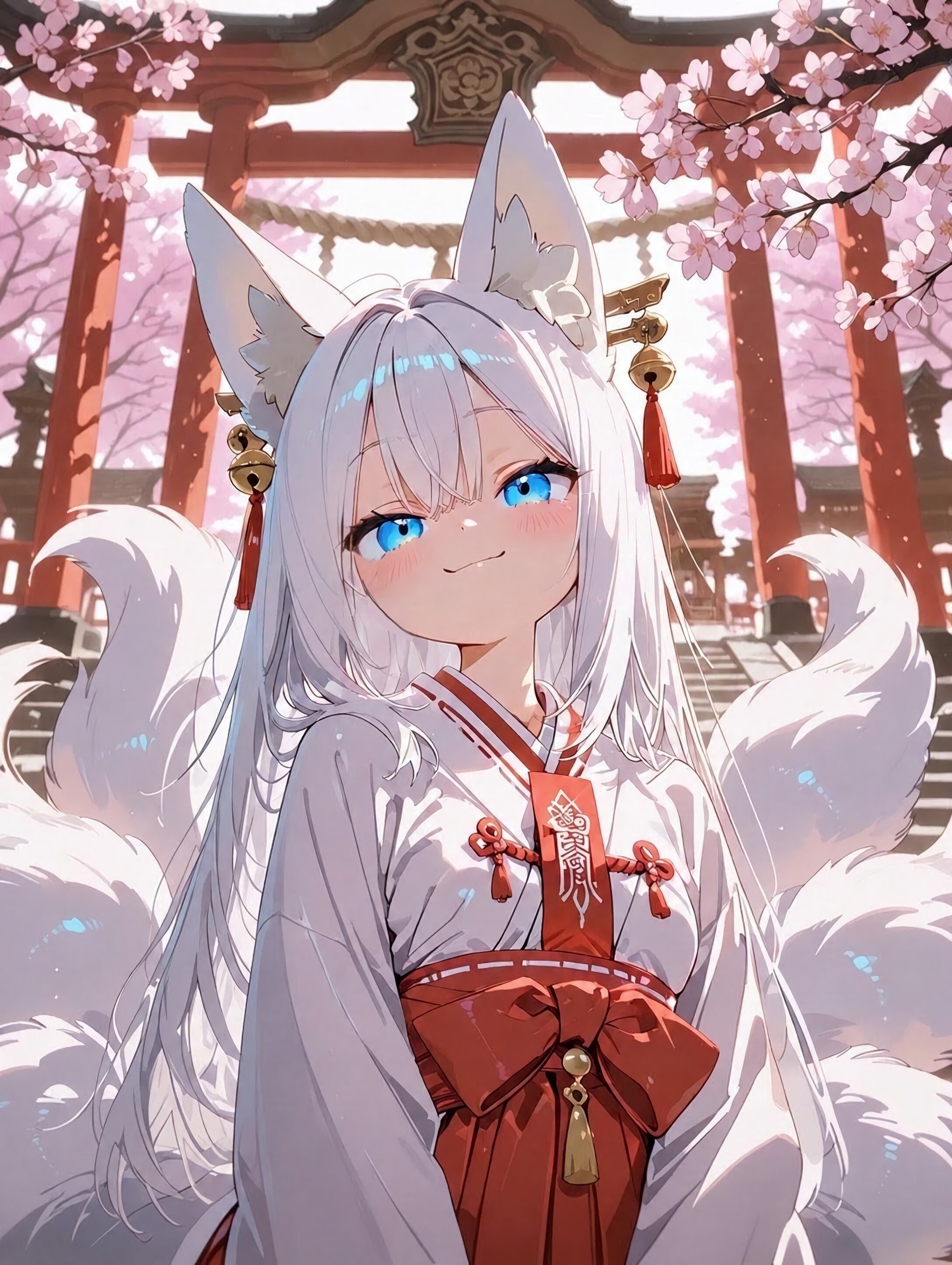 九尾の巫女狐