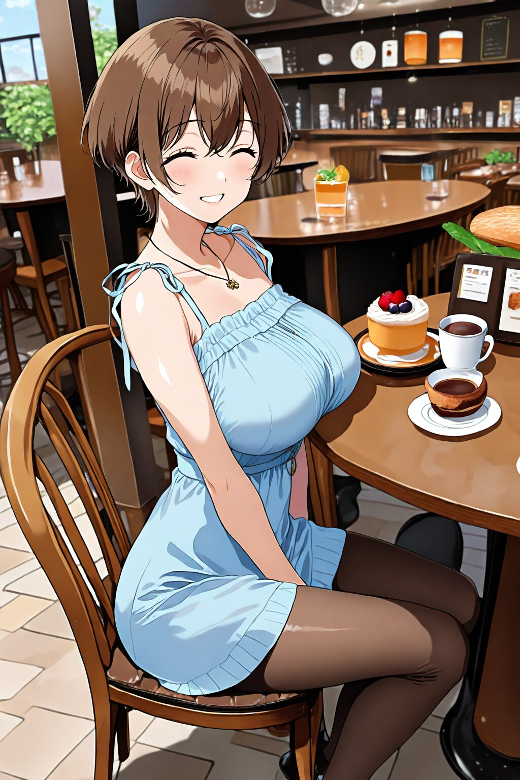 おはよ！へへ、また太っちゃうねぇ | の人気AIイラスト・グラビア