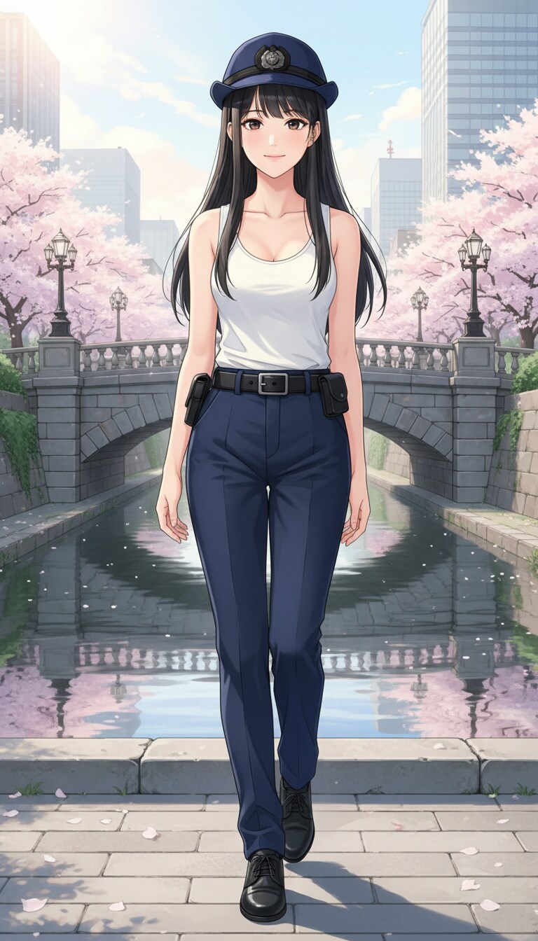 かっこかわいい婦警愛崎咲綺の日本橋パトロール