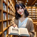 図書館で 3枚目