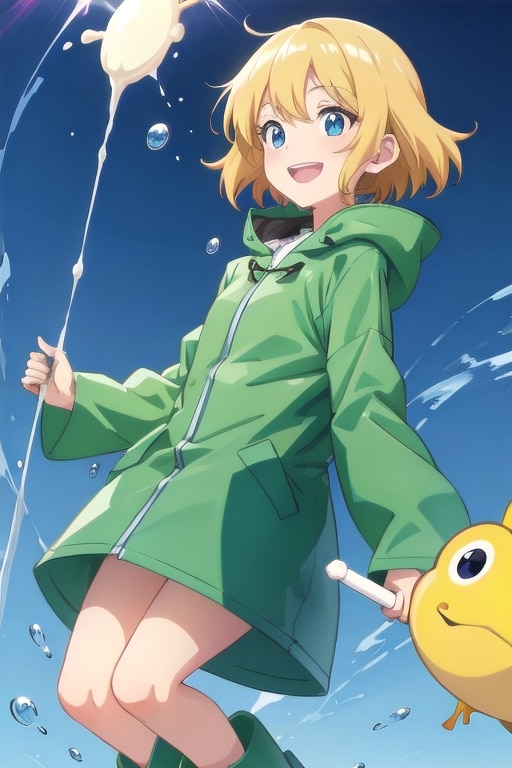 フロッグレインコート | の人気AIイラスト・グラビア