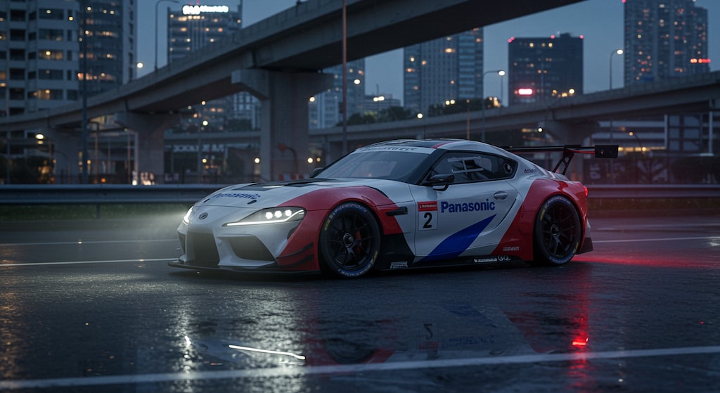 PanasonicGRスープラレーシングカー