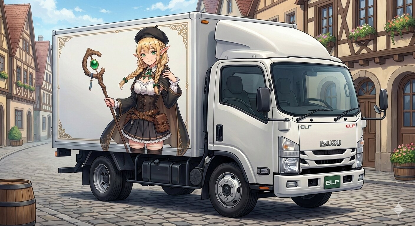 ISUZUエルフちゃん