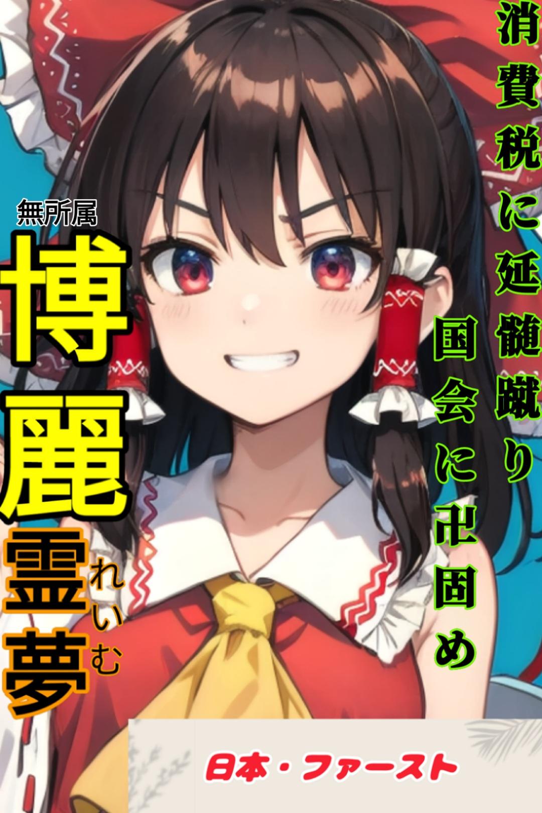 【コスプレ】博麗候補出馬