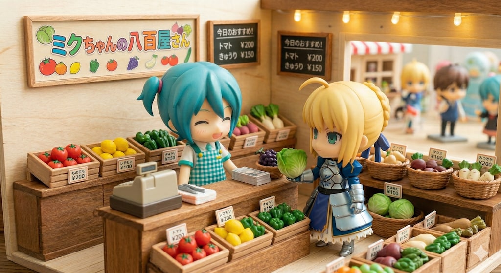 ミクちゃんの八百屋さん🥬