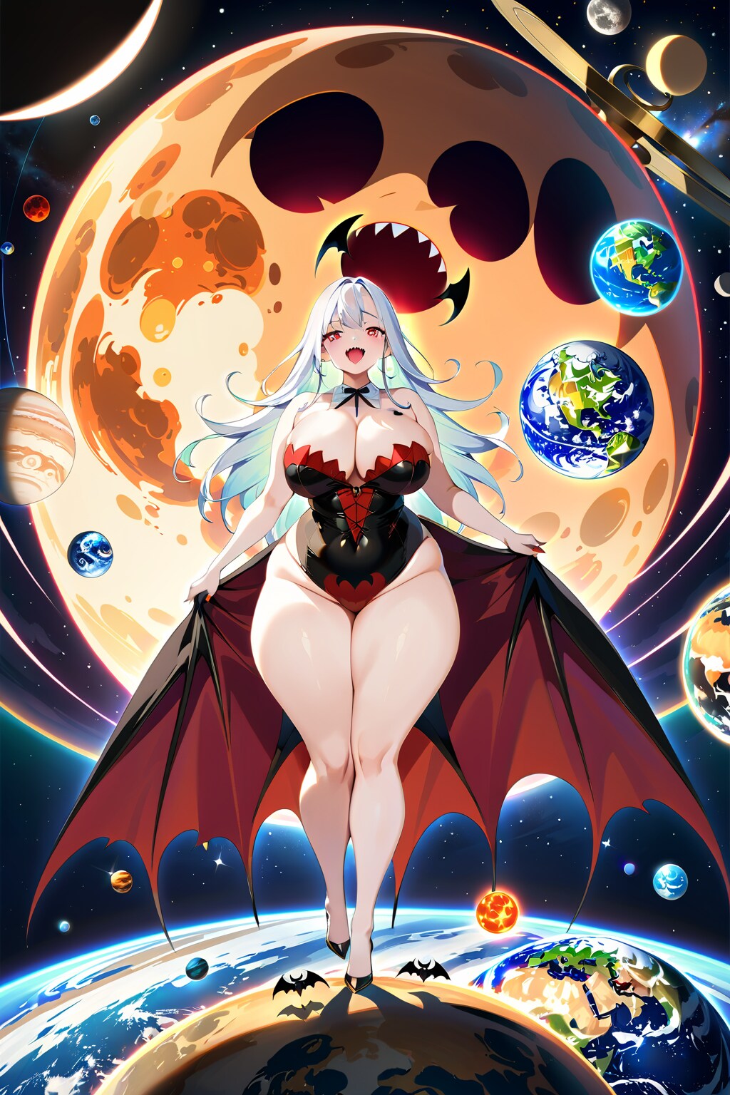 宇宙空間を謳歌する
