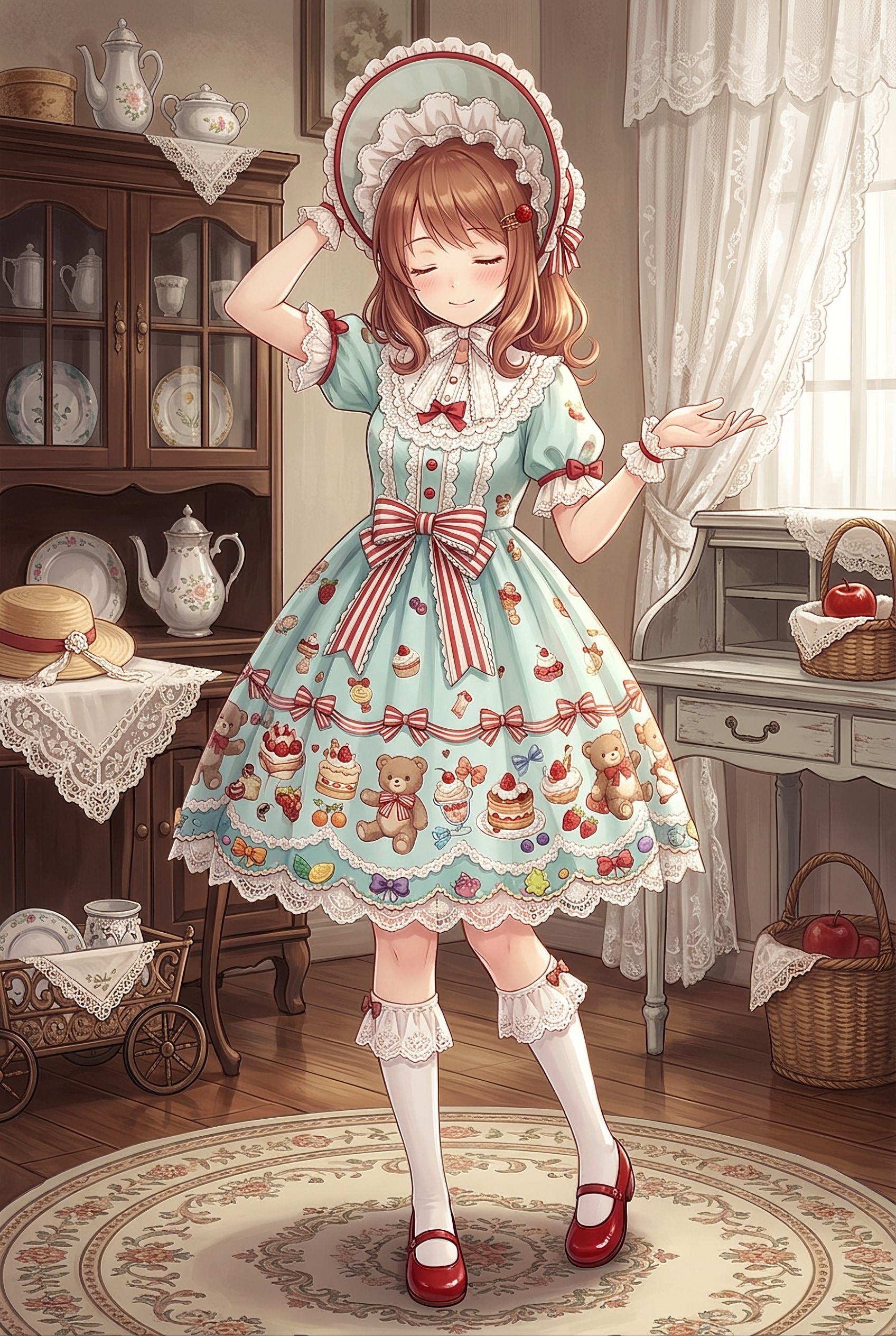林檎彩窓の少女 | の人気AIイラスト・グラビア