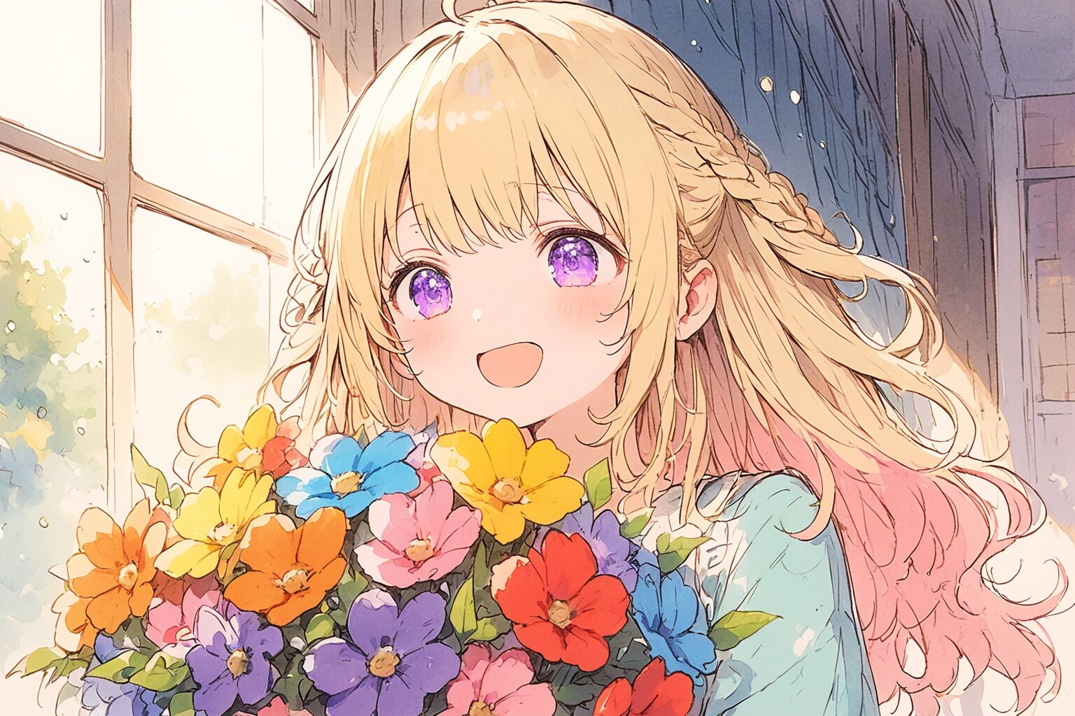 君に花束を企画のお試し品 | の人気AIイラスト・グラビア