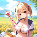 A magical girl in a square bikini 4枚目