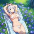 A magical girl in a square bikini 5枚目