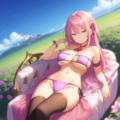 A magical girl in a square bikini 2枚目