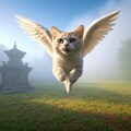 晴れた霧にて猫天使は翔ぶ 【天駆ける翼たち】 5枚目