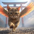 晴れた霧にて猫天使は翔ぶ 【天駆ける翼たち】 2枚目