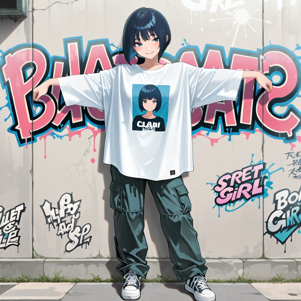 清楚とストリートのあいだで | の人気AIイラスト・グラビア