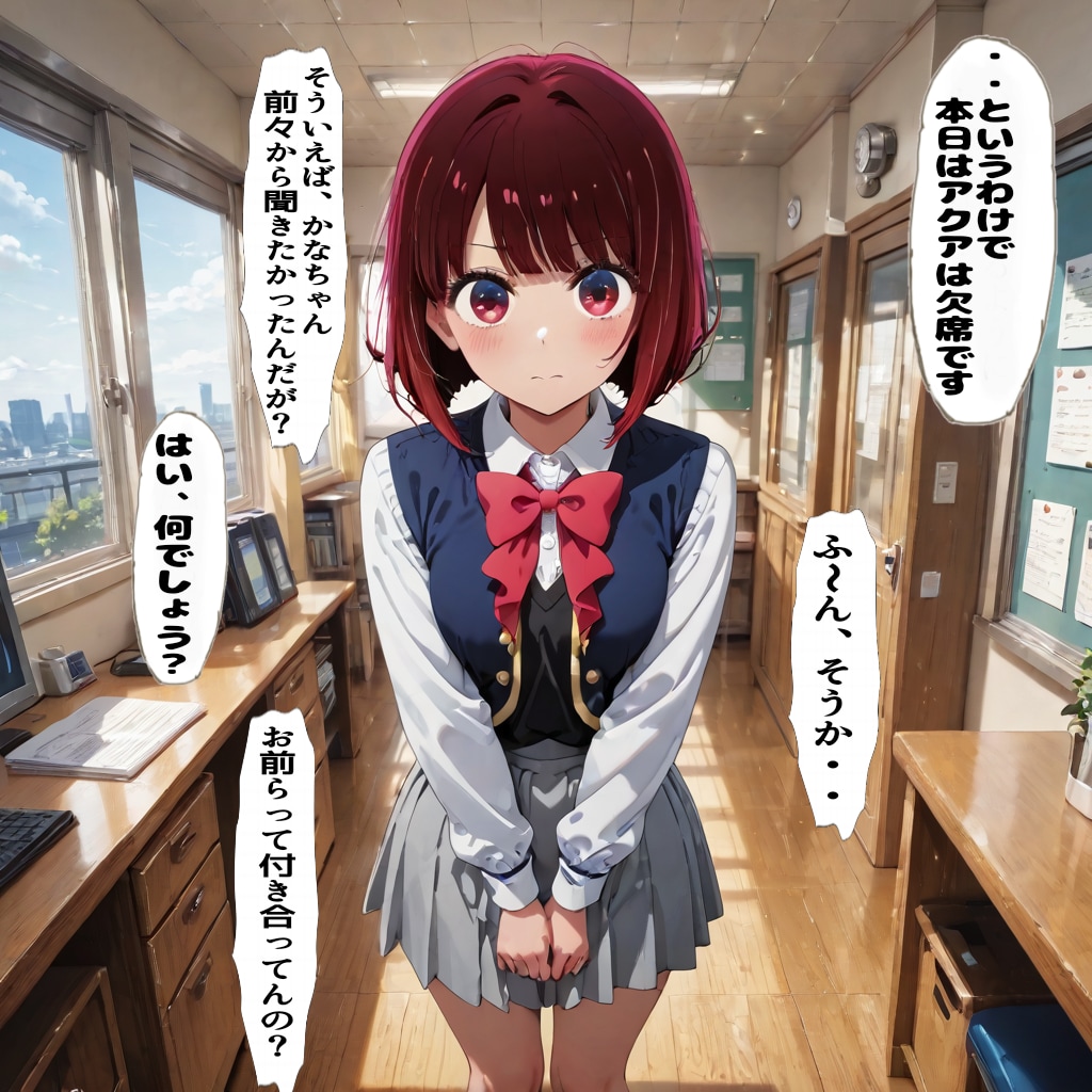 放課後、独身監督のもとへ向かう役者志望の女のコ