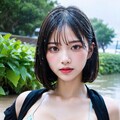 シンプル水着 2枚目