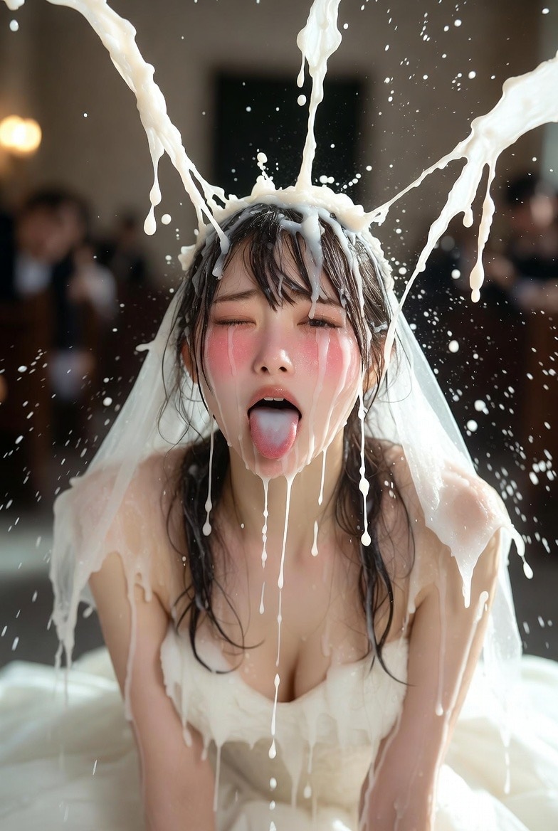 祝福のザーメンシャワー