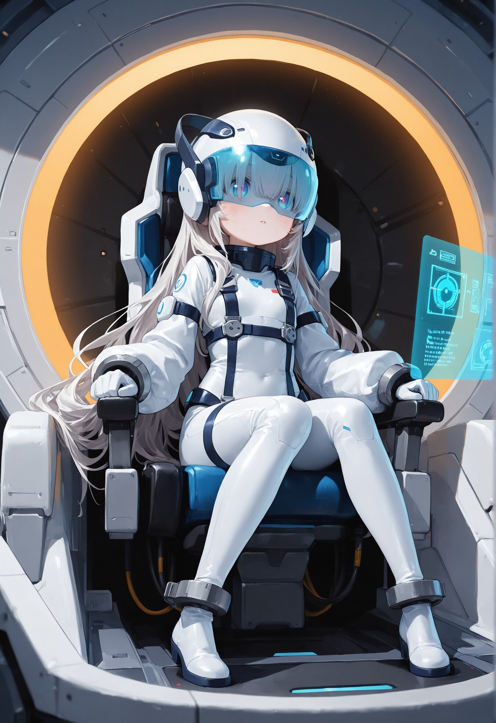 被検体Ω-3ちゃん実験風景 | の人気AIイラスト・グラビア