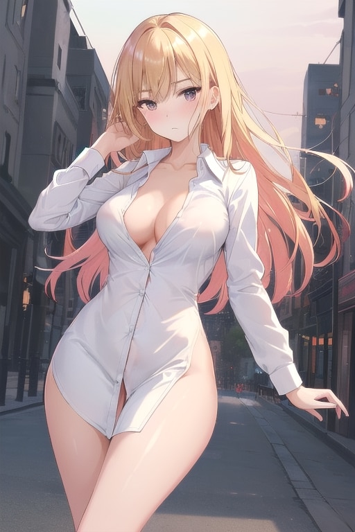 街に現れた不思議な少女