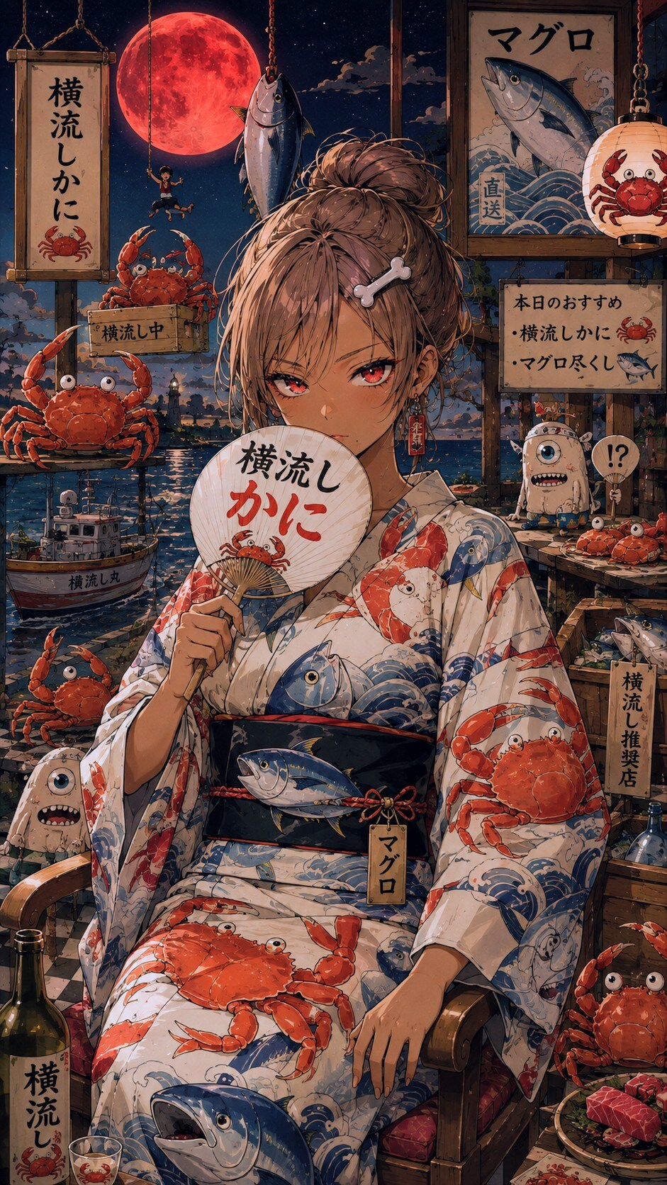 夏が終わる…おにくちゃん🍖 | の人気AIイラスト・グラビア